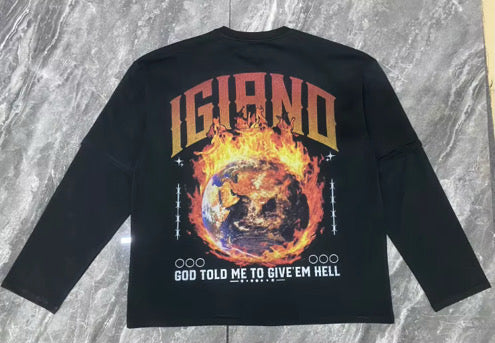 God told me to give hell long sleeve